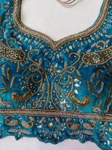 Heavy Zari &amp; Stone Work Designer Blouse – Size 32
