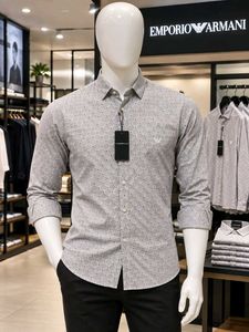 Emporio Armani Men's Patterned Dress Shirt