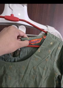 Elegant Sage Green Kurta Set with Dupatta