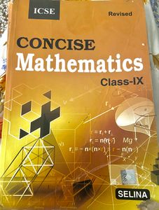 Concise Mathematics Class Ninth  🔴