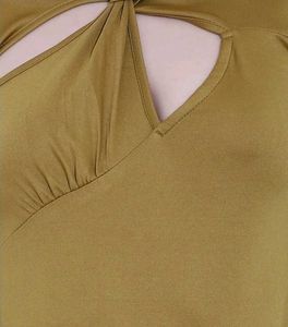 Shein Asymmetrical Neck Cut-Out Bodysuit