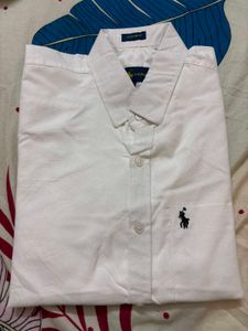 Men's White Polo Ralph Lauren Shirt