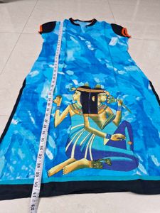 Blue Tie-Dye Kurta