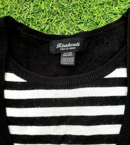 🔥SALE🔥Korean Stripe Sweatshirt M Or L