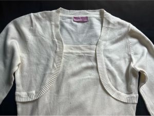 Cream Knit Bolero Top