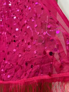 Gorgeous Pink Sequined Dupatta