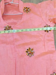 Buy1 Get1 Embroidered Kurta with Dupatta &amp; Bottom