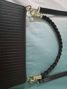 Chic Brown  &amp; White Crossbody Bag