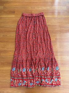 Boho Floral Maxi Skirt