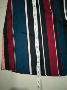 Chic Striped Short Sleeve Dress