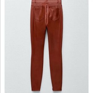 Zara Faux Leather Pants