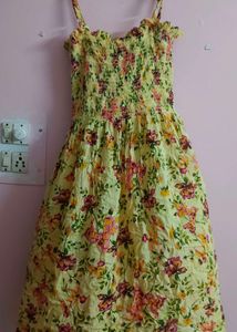 Women's Floral Smocked Dress