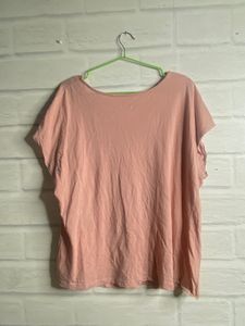 Megasleeves Pink T Shirt| Size Xl| Bust: 41-43