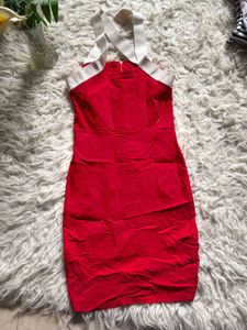 Chic Red Bodycon Party Dress