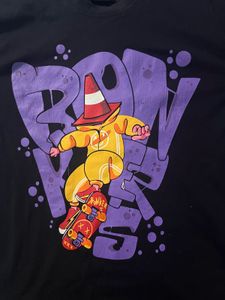 Graphic Print Black T-Shirt