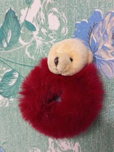 Cute Teddy Bear Scrunchie