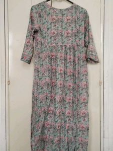 Boho Floral Print Maxi Dress