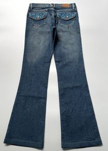 Y2K Embellished Bootcut Jeans