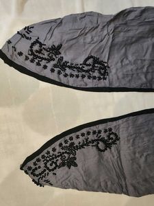 Abstract Print Long Sleeve Kimono