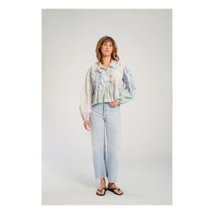 Unique Striped &amp; Patterned Blouse