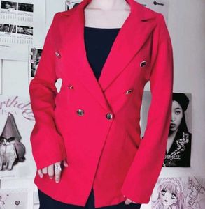 Chic Red Blazer