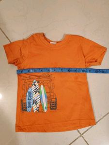 Orange T Shirt For Babies