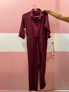 Maroon Jumpsuit