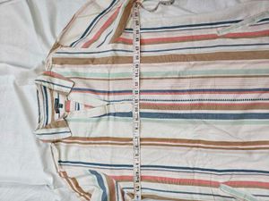 Multicolour Striped Cotton Dress