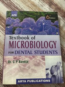 Textbook of Microbiology for Dental Students