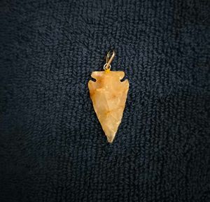 Arrow Head Natural Semi Precious Stone Pendant