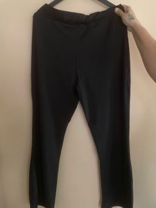 TRASA Black Flare gym Pants