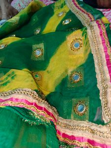 Beautiful Designer Chanderi Saree In Three Colour