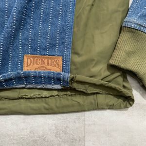 Dickies Modern Sashiko Denim Hybrid Bomber Jacket