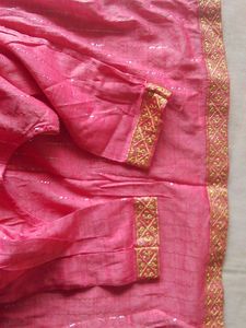 Beautiful Pink Kurta with Gold Embroidery 💕