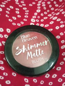 Blue Heaven Shimmer Matte Blush
