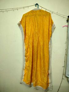Yellow Kaftan Kurta