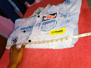 Loot📌 Denim Solid Jacket For Men