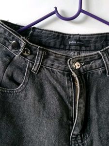 Washed Black Relaxed Fit Jeans