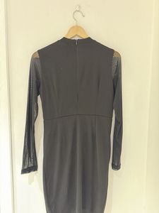 Elegant Black Long Sleeve Dress