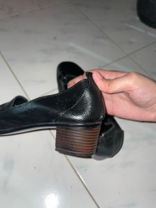 Classic Black Leather Loafers