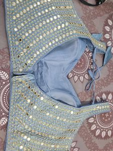 Stunning Sequined Ethnic Blouse
