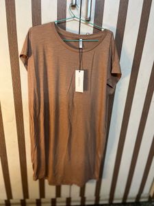 Brown T-Shirt Dress