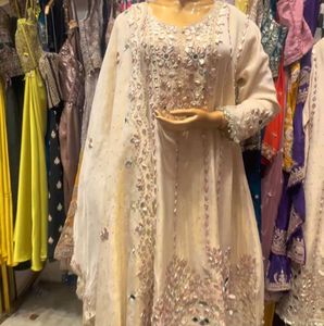 Embellished Kurta Set with Dupatta