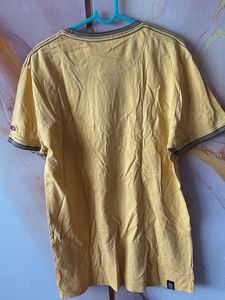 Yellow Graphic Print T-Shirt