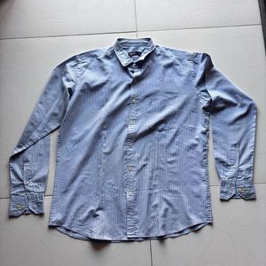 Men's Light Blue Long Sleeve Shirt