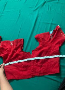 FESTIVE SPECIAL HEAVY RED SAREE