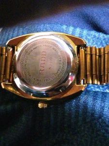 rado Classic Gold Tone Watch