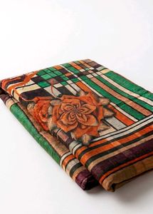 Vibrant Floral Saree