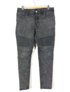 Black Printed Ankle Length Jean (Men's)