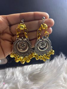 Boho Ethnic Bell Earrings handmade crafted